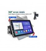 Radio auto 1DIN MP3 MP5 player Android ecran reglabil 360 grade 10 inch IPS 4GB RAM 64GB CarPlay Android Auto Cod: JM3004