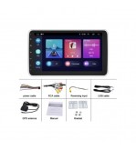 Radio auto 1DIN MP3 MP5 player Android ecran reglabil 360 grade 10 inch IPS 4GB RAM 64GB CarPlay Android Auto Cod: JM3004