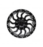 Jante DY481 KM 20x9 6x139.7 ET0 negru argintiu compatibile Ford Toyota Nissan Mitsubishi Cod: DY481