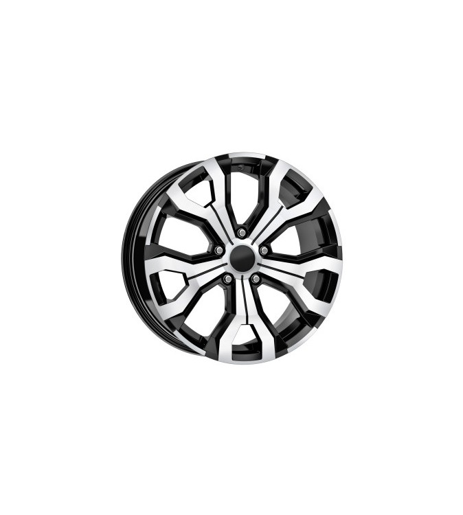 Jante DY1886 B-D KM 16x6.5 5x114.3 ET35 negru polish compatibile Dacia, Renault, Nissan, Toyota, Subaru, Honda, Lexus