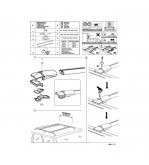 Bare portbagaj transversale auto aluminiu compatibile BMW X5 (E53) SUV 2000-2006 96-100 cm Cod: KL7