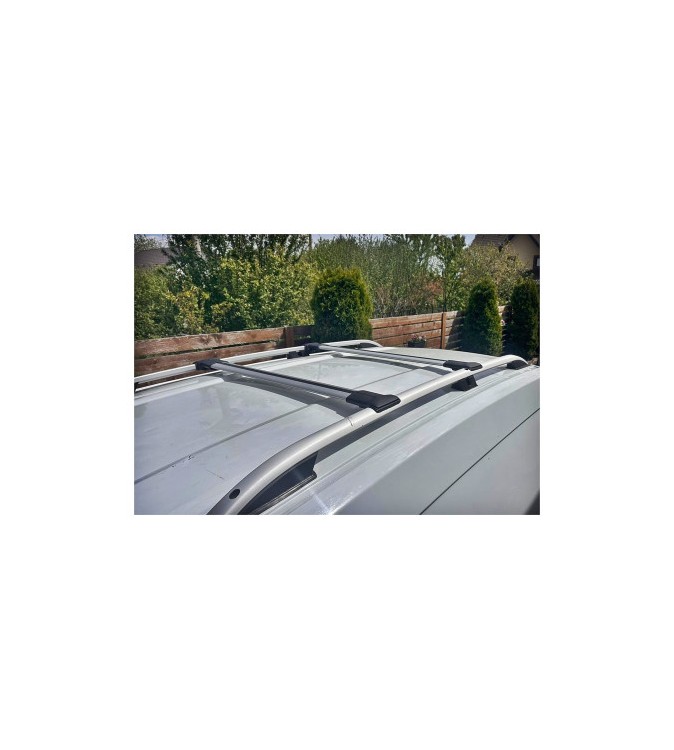 Bare portbagaj transversale auto aluminiu compatibile Dacia Dokker Van 2013-> 80-84 cm Cod: KL2