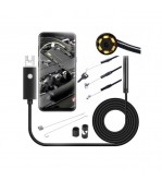 Camera endoscop USB-C 5.5mm impermeabila 5m cu LED reglabil