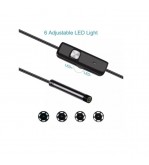 Camera endoscop USB-C 5.5mm impermeabila 5m cu LED reglabil