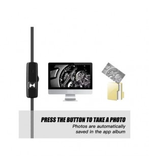 Camera endoscop USB-C 5.5mm impermeabila 5m cu LED reglabil