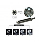 Camera endoscop USB-C 5.5mm impermeabila 5m cu LED reglabil