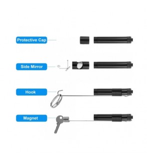 Camera endoscop USB-C 5.5mm impermeabila 5m cu LED reglabil
