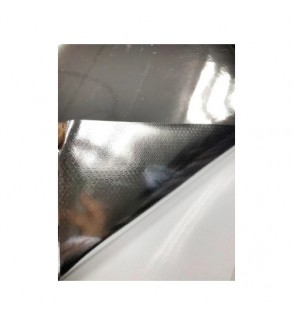 Folie auto autocolant PVC cromata argintiu oglinda 1.52m x 1m Cod: A086