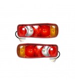 Set lampa stop stanga si dreapta remorca camion trailer 5 functii 12V 24V 2 bucati Cod: DM-F-015