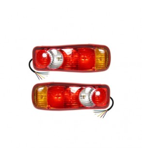 Set lampa stop stanga si dreapta remorca camion trailer 5 functii 12V 24V 2 bucati Cod: DM-F-015