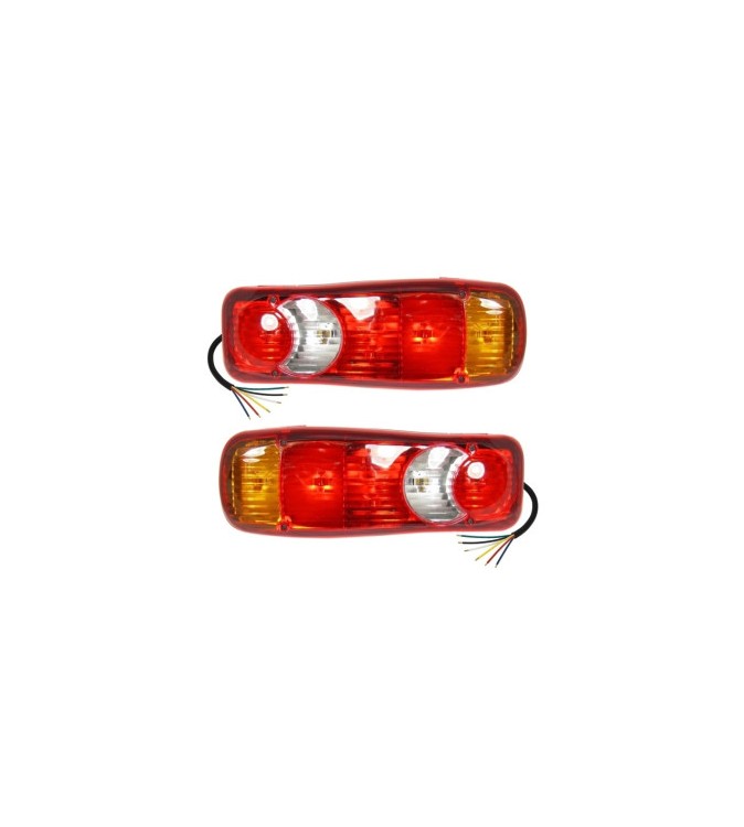 Set lampa stop stanga si dreapta remorca camion trailer 5 functii 12V 24V 2 bucati Cod: DM-F-015
