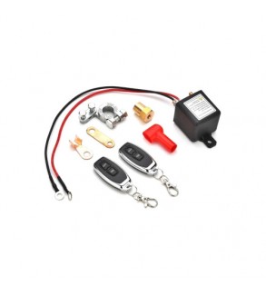 Comutator deconectare baterie auto cu telecomanda 12V 200A antifurt Cod: IN0353
