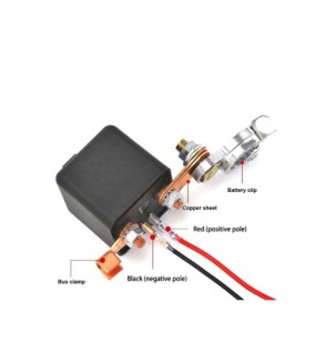 Comutator deconectare baterie auto cu telecomanda 12V 200A antifurt Cod: IN0353