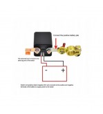 Comutator deconectare baterie auto cu telecomanda 12V 200A antifurt Cod: IN0353