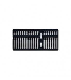 Set biti profesional 40 piese hex spline torx otel S2  Cod: YT-0400