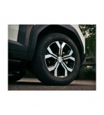 Jante originale Dacia Tergan 17x6.5J 5x114.3 ET32 negru diamond cut compatibile Dacia Duster III Bigster Cod: 403000581R