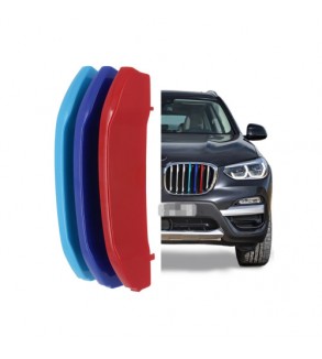 Set ornamente dungi grila fata auto compatibile BMW X1 F48 07-2019-2022  Cod: CT-GS-084 TIP A