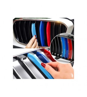 Set ornamente dungi grila fata auto compatibile BMW X1 F48 07-2019-2022  Cod: CT-GS-084 TIP A