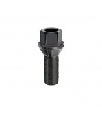Prezon janta auto M14x1.25 27mm con drept negru cheie HEX17 Cod: B185