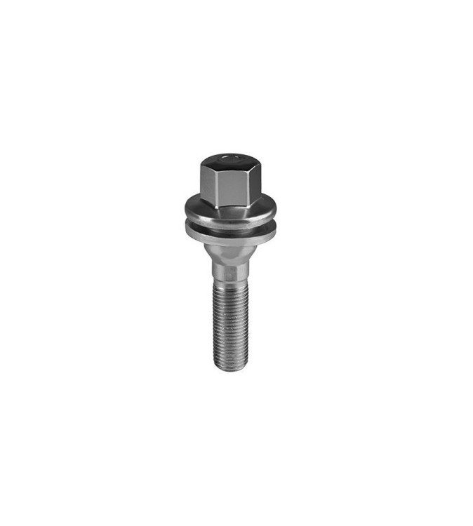 Prezon janta auto M12x1.25 55mm cap cheie 17 cu saiba fixa compatibil Peugeot Citroen Opel Fiat Toyota Cod: SB1079