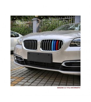 Set ornamente dungi grila fata auto compatibile BMW Seria 5 facelift F10 F11 2014-2017  Cod: CT-GS-098 TIP A