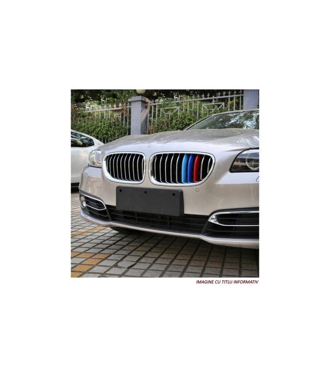 Set ornamente dungi grila fata auto compatibile BMW Seria 5 facelift F10 F11 2014-2017  Cod: CT-GS-098 TIP A