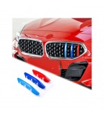 Set ornamente dungi grila fata auto compatibile BMW Z4 G29 2019-> pentru grila cu 13 bare  Cod: CT-GS-094 TIP B