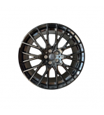 Jante PDW 20x8.5 fata 20x10 spate 5x112 ET25 ET33 negru lucios compatibile BMW Cod: LA5408F12 - LA5408R92
