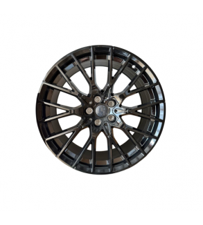 Jante PDW 20x8.5 fata 20x10 spate 5x112 ET25 ET33 negru lucios compatibile BMW Cod: LA5408F12 - LA5408R92