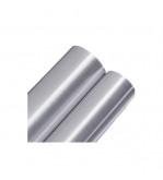 Folie auto autocolant PVC argintie tip inox  1.52m x 1m Cod: A087