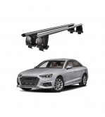 Bare transversale portbagaj auto aluminiu compatibile plafon neted Audi A4 B9 8W 2019-> argintii sau negre Cod: CB200101 Kit-109