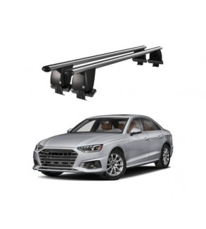 Bare transversale portbagaj auto aluminiu compatibile plafon neted Audi A4 B9 8W 2019-> argintii sau negre Cod: CB200101 Kit-109