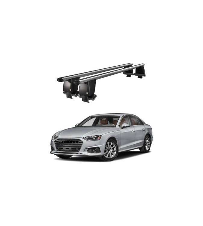 Bare transversale portbagaj auto aluminiu compatibile plafon neted Audi A4 B9 8W 2019-> argintii sau negre Cod: CB200101 Kit-109