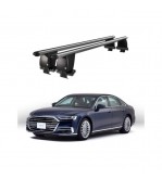 Bare transversale portbagaj auto aluminiu compatibile plafon neted Audi A8 D5 4N 2017-> argintii sau negre Cod: CB200101 Kit-105