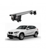 Bare transversale portbagaj auto aluminiu compatibile plafon neted BMW X1 E84 2012-2015 argintii sau negre Cod: CB200101 Kit-103