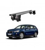 Bare transversale portbagaj auto aluminiu compatibile plafon neted BMW X1 F48 2015-2019 argintii sau negre Cod: CB200101 Kit-102