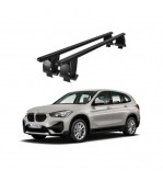 Bare transversale portbagaj auto aluminiu compatibile plafon neted BMW X1 F48 2019-> argintii sau negre Cod: CB200101 Kit-101
