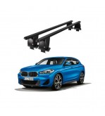 Bare transversale portbagaj auto aluminiu compatibile plafon neted BMW X2 F39 2018-> argintii sau negre Cod: CB200101 Kit-101