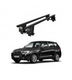 Bare transversale portbagaj auto aluminiu compatibile plafon neted BMW X3 F25 2010-2017 argintii sau negre Cod: CB200101 Kit-102