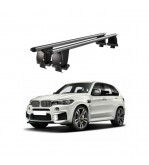 Bare transversale portbagaj auto aluminiu compatibile plafon neted BMW X5 F15 2013-2018 argintii sau negre Cod: CB200101 Kit-101