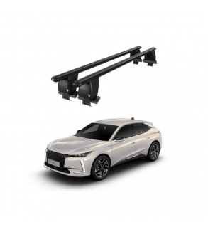 Bare transversale portbagaj auto aluminiu compatibile plafon neted DS 4 Mk2 2021-> argintii sau negre Cod: CB200101 Kit-105