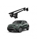 Bare transversale portbagaj auto aluminiu compatibile plafon neted Fiat 500X 2015-> argintii sau negre Cod: CB200101 Kit-102