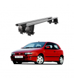 Bare transversale portbagaj auto aluminiu compatibile plafon neted Fiat Brava 1995-2001 argintii sau negre Cod: CB200101 Kit-102