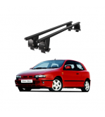 Bare transversale portbagaj auto aluminiu compatibile plafon neted Fiat Brava 1995-2001 argintii sau negre Cod: CB200101 Kit-102