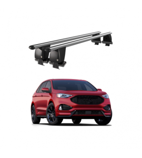 Bare transversale portbagaj auto aluminiu compatibile plafon neted Ford Edge 2016-> argintii sau negre Cod: CB200101 Kit-102