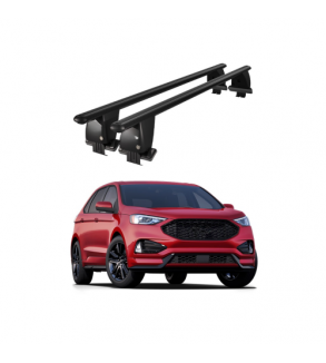 Bare transversale portbagaj auto aluminiu compatibile plafon neted Ford Edge 2016-> argintii sau negre Cod: CB200101 Kit-102