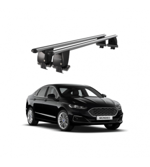 Bare transversale portbagaj auto aluminiu compatibile plafon neted Ford Mondeo 2014-> argintii sau negre Cod: CB200101 Kit-101