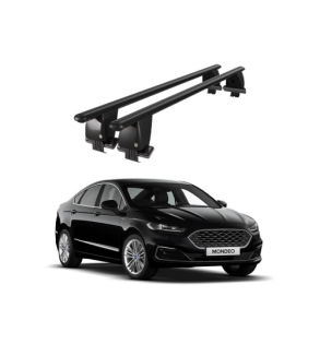 Bare transversale portbagaj auto aluminiu compatibile plafon neted Ford Mondeo 2014-> argintii sau negre Cod: CB200101 Kit-101