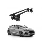 Bare transversale portbagaj auto aluminiu compatibile plafon neted Ford Focus IV 2018-> argintii sau negre Cod: CB200101 Kit-105