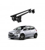 Bare transversale portbagaj auto aluminiu compatibile plafon neted Hyundai ix20 2010-> argintii sau negre Cod: CB200101 Kit-108